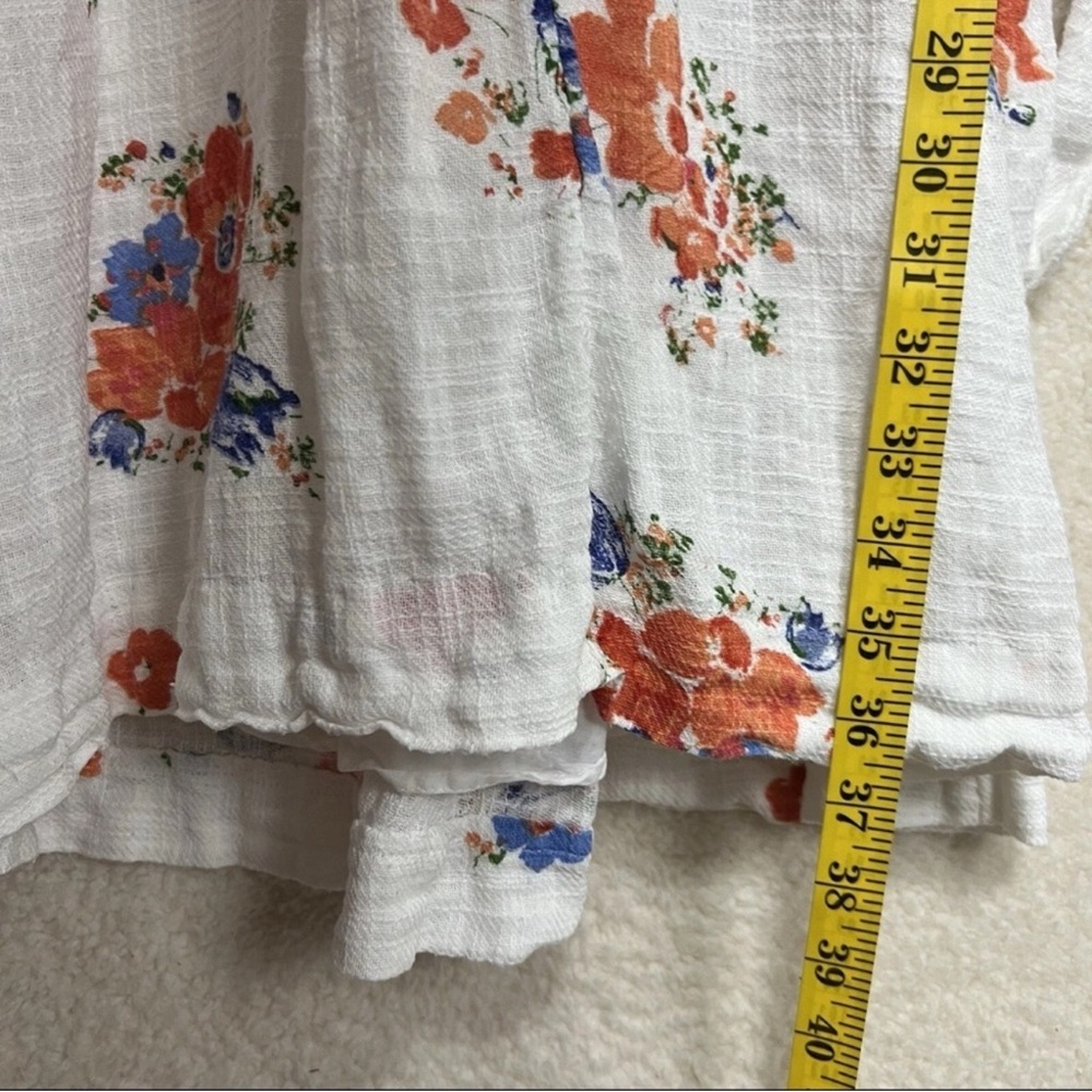 Women's Meadow Rue Dress Size 12 White Floral - Picture 9 of 15